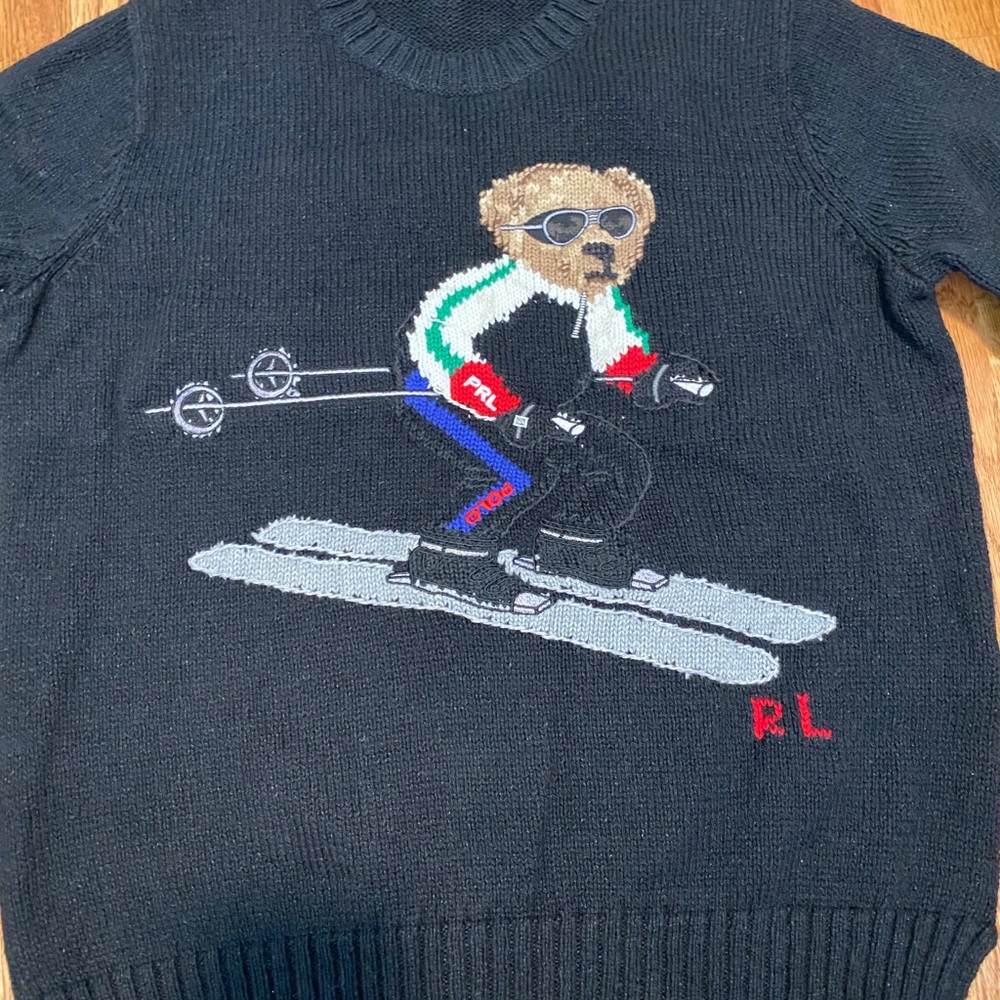 Ralph Lauren Polo Bear Ski Cotton Sweater